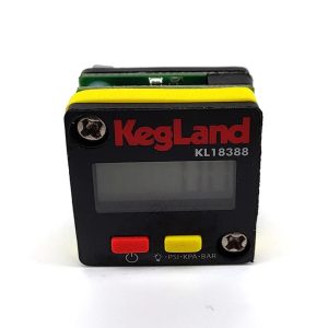 Mini Digital Illuminated Gauge 27mm x 27mm x 8mm 0-100psi