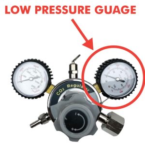 Low Pressure Gauge for Regulator 0-100psi